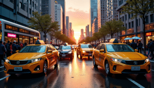 Comparatif express : taxi, Uber, VTC et transports publics