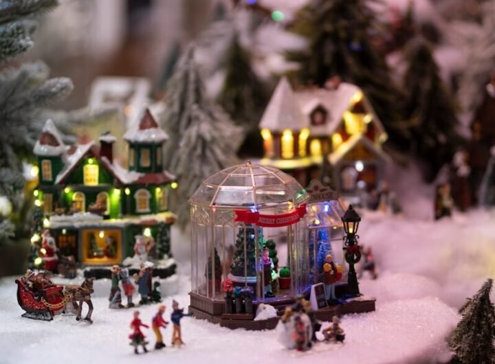 figurine de village de Noël