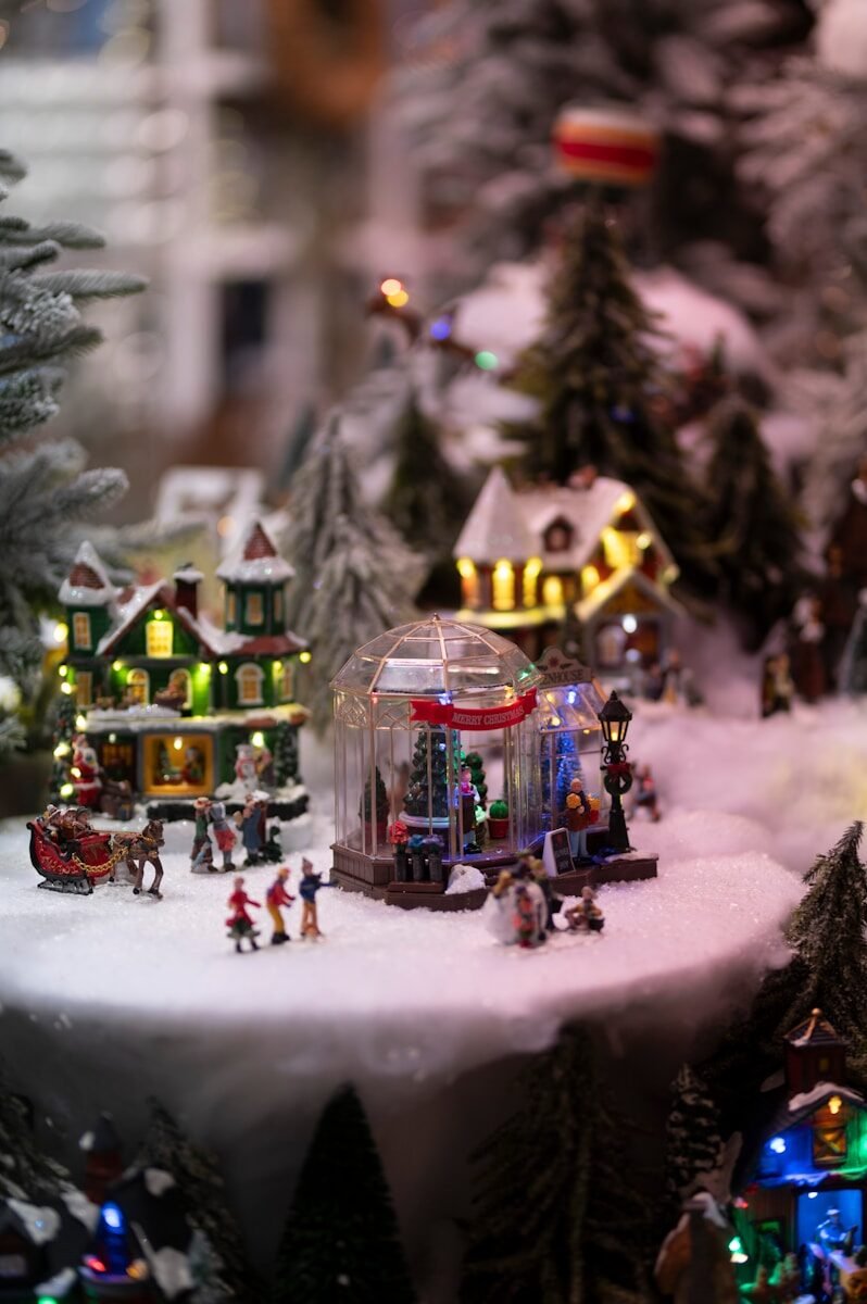 figurine de village de Noël