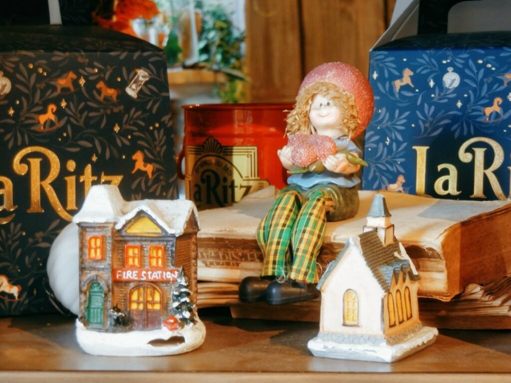 figurine de village de Noël
